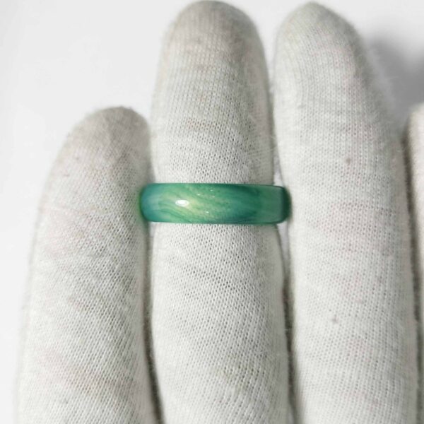 Green Aqeeq Ring
