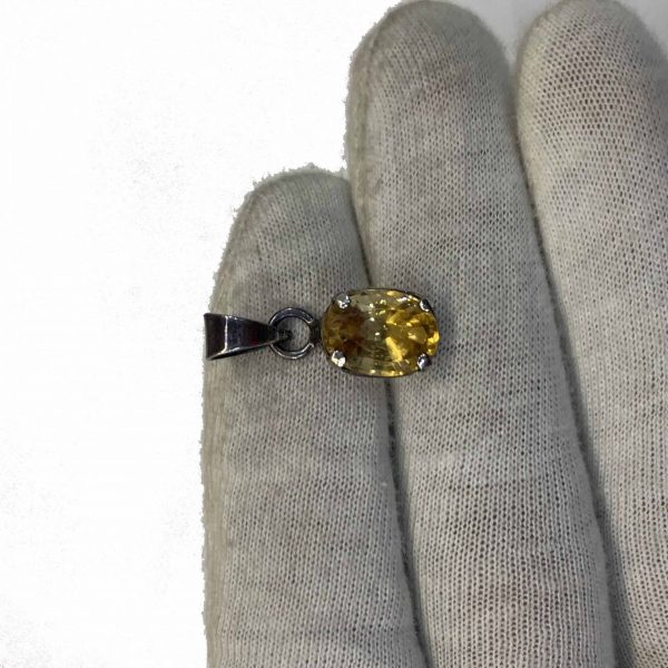 citrine locket