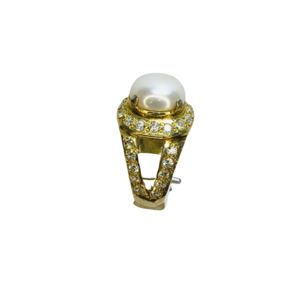pearl stone ring