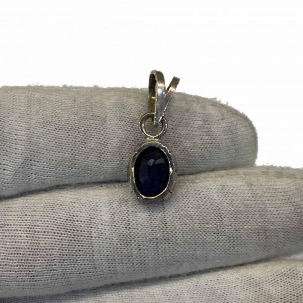 sapphire stone locket